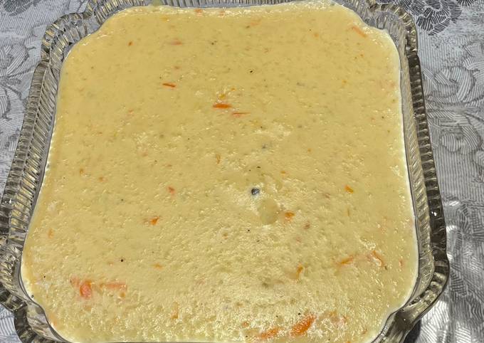 Carrot & Rice pudding: