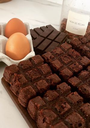 Une photo de Brownie noix de pécan