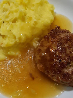 Foto resep Burger Steak with Mashed Potato