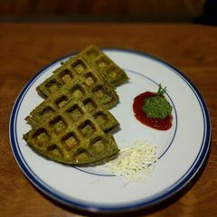 A picture of Daal Waffles.
