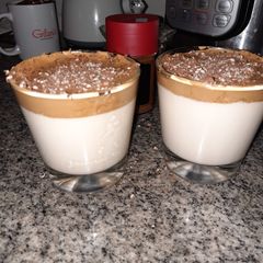 A picture of Dalgona coffee.