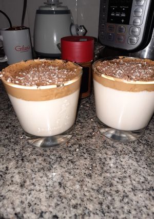 A picture of Dalgona coffee.
