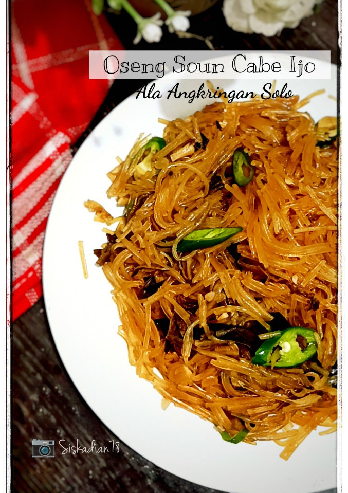 Foto resep Oseng Soun Cabe Ijo ala Angkringan Solo