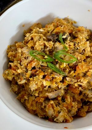 Foto resep Tongkol Suwir Maknyus tanpa daun jeruk / kemangi