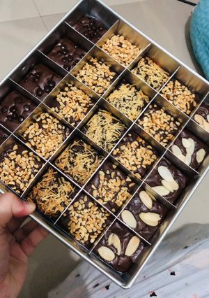 Foto resep Fudgy Brownies Shiny Crust