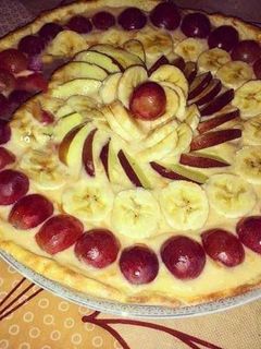 صورة لوصفة طورطة بالفواكه سريعة التحضير