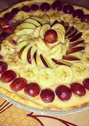 صورة لوصفة طورطة بالفواكه سريعة التحضير