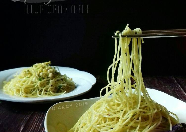 Rahasia Membuat 37 Spaghetti Telur Orak Arik Yang Nikmat