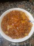 Lentejón con chorizo y panceta