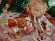Gambar egg tofu seafood