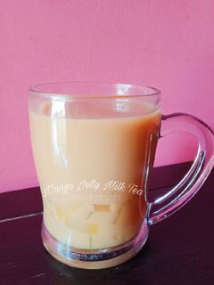 Foto resep Mango jelly Milk tea