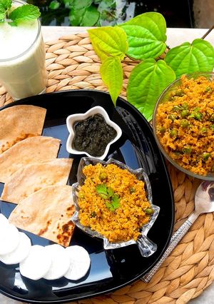 A picture of Gobhi ka Keema or Minced Cauliflower.
