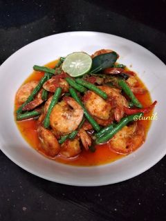 Foto resep Balado Udang Kacang Panjang
