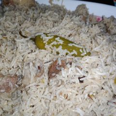 A picture of Beef Yakhni Pulao.