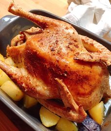 gà nướng bơ tỏi