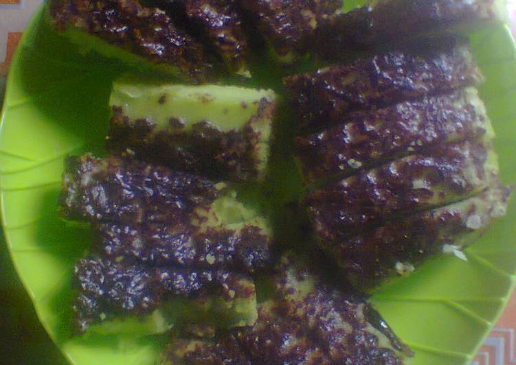 Cara mudah Membuat Bolu kukus ijo bertabur mesis, Sempurna