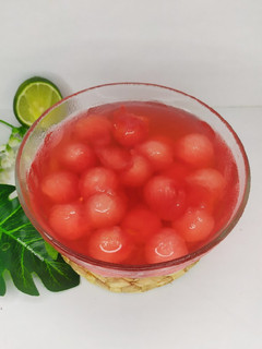 Foto resep 342. Es Sirup Bola-Bola Semangka