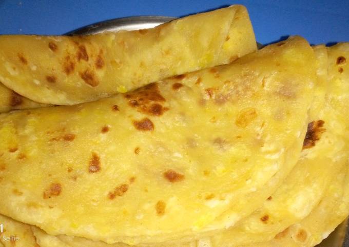 Sweet potatoes chapatis recipe