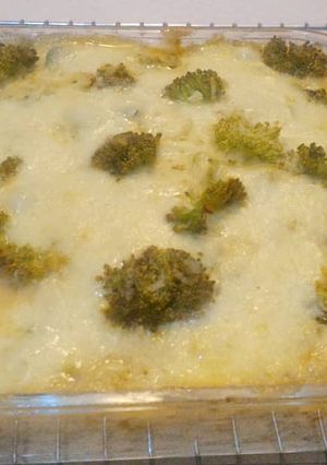 Foto resep Potato Casserole with Broccoli Cheese Sauce