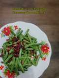 Tumis Kacang Panjang Bersama Corned Beef