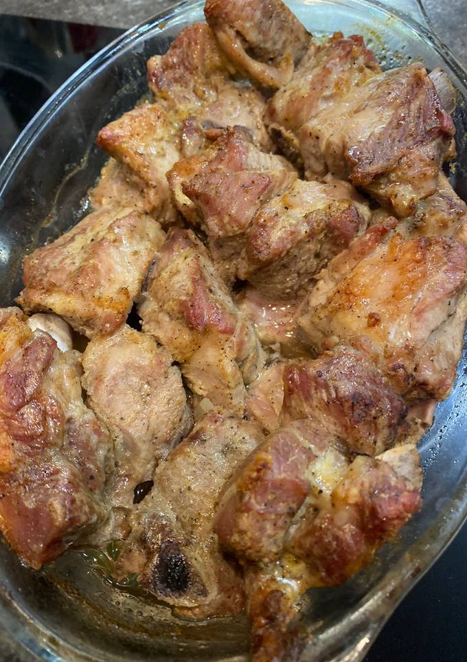 Свинні реберця в гірчичному соусі🥓