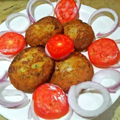 A picture of Shami kabab.