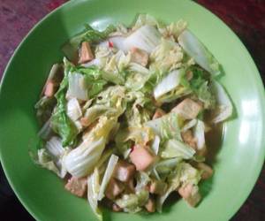 Masakan Populer Tumis Sawi Putih Tahu goreng Enak Bergizi