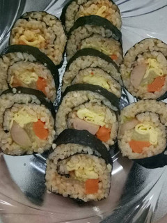 Foto resep Sushi nasi goreng ala jepang