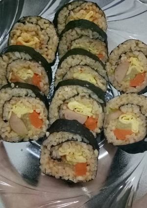 Foto resep Sushi nasi goreng ala jepang