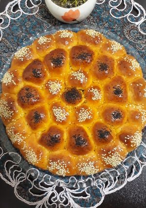 عکسی از دستور نان کندو مغزدار