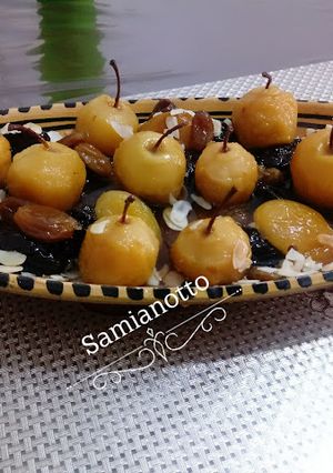 Une photo de Tajine Hlou Aux Pommes