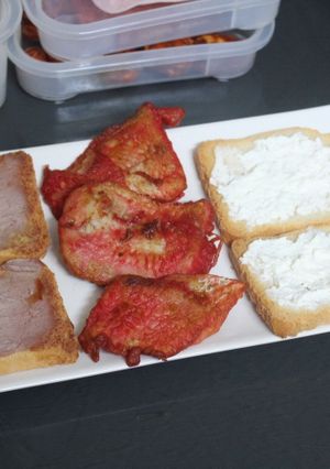 Foto principal de Filetes de merluza en tempura roja