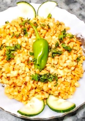 A picture of Mash ki bhuni Dal.