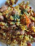 Arroz Hoisin con Verduritas y Cerdo al Wok