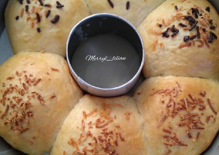 Roti isi Coklat Eggless
