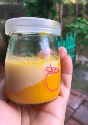 Hình của món Pudding xoài.