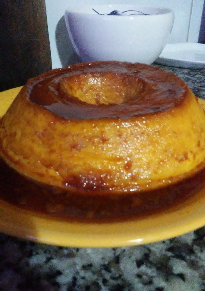 Una foto de Flan de huevo casero!😋