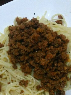 A picture of Spaghetti & Mince Meat.