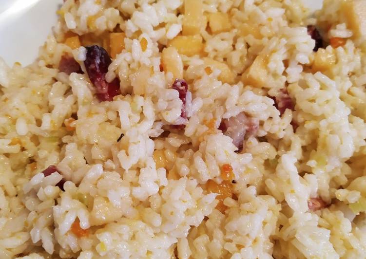 Risotto melone e speck