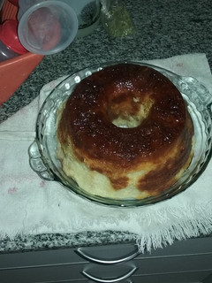 Una foto de Budin de pan clásico