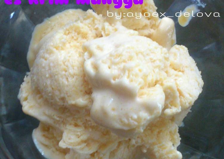 12 Resep: Es krim mangga yang Menggugah Selera!