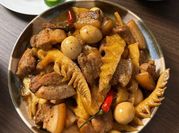 A picture of bamboo pork