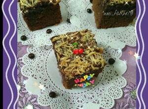Foto resep Brownies🍫Toffee(ToRaBika Coffee☕)w/ shiny crust👏