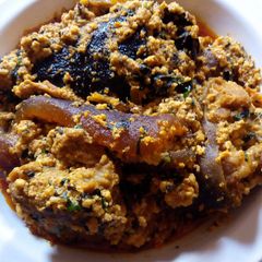 A picture of Egusi soup.