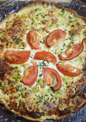 Une photo de Tarte où Quiche à la pommes de terre