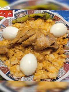 صورة لوصفة تريدة بالدجاج
