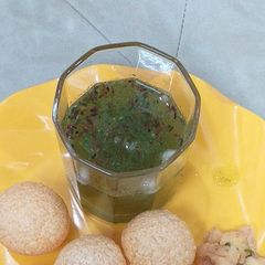 A picture of Paani Puri ka paani.
