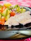 Pollo alla senape con verdure