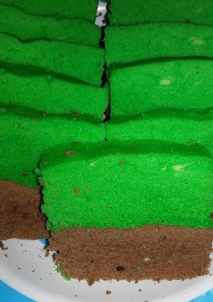 Foto resep Bolu kukus pandan coklat
