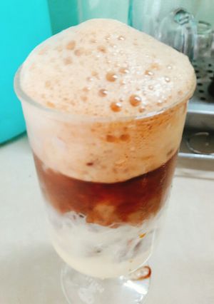 Hình của món Cà phê 3 tầng.